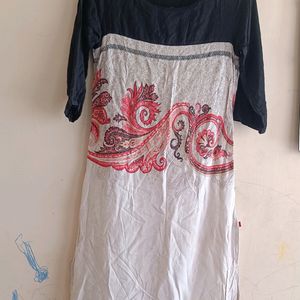 Black and White kurti (W) Size S