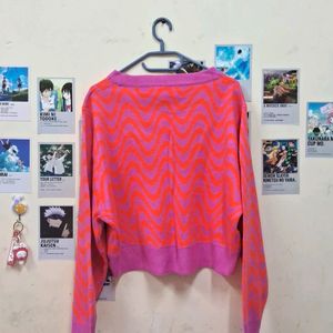 Soft Jacquard Knit Sweater