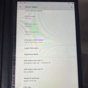 New Lava Tablet With Cover