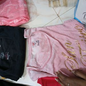 Set Of 7 T Shirts Girls