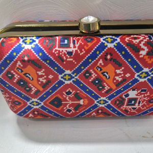 Patola Printed Clutch