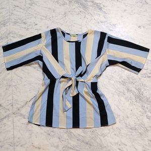 Stripe Sky Blue Top