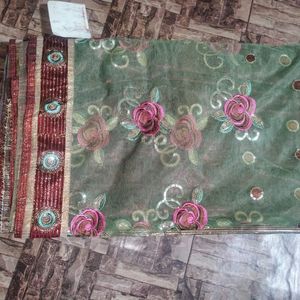 Heavy Border Saree