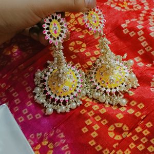 New Meenakari Earrings