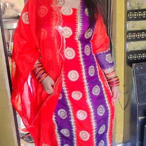 Heavy Work. Suit Afghani Salwar