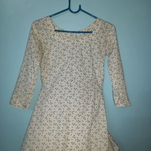 Women White Kurti