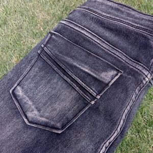 Brown - Greyish Jeans