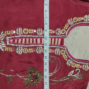 Antique Hand Work Embroidery Suit