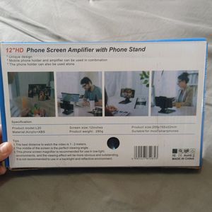 12"HD PHONE SCREEN AMPLIFIER WITH STAND