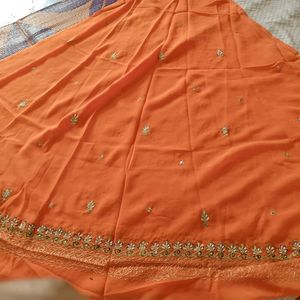 Unstiched Lahenga Choli Fabric With Dupatta