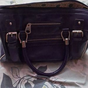 Purple  Hand Bag