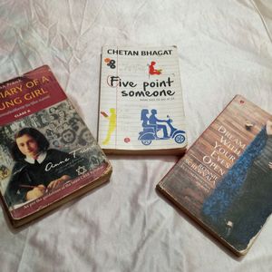 Three Books Combo (Five Point Someone And 2 More)