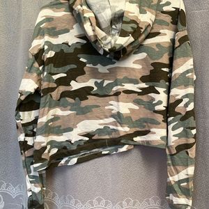 Camo Print Hood