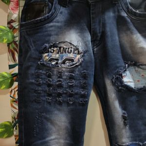 Burnout Jeans For Men