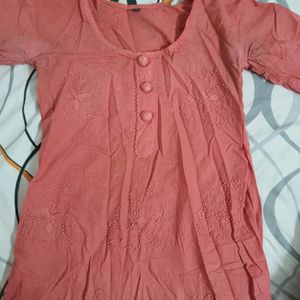 Baby Pink Kurta | Daily Wear / Festive