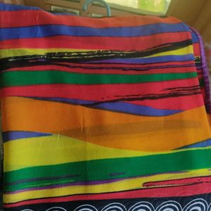 Multi Color Synthetic Dupatta