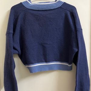 Pinterest Blue Aesthetic Baggy Sweater