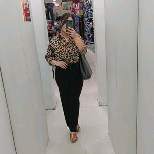 Leopard Print Shirt For Women