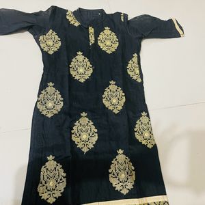 Navy Blue Kurta  Pattani Patan