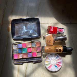 Makeup With Nail Accessories