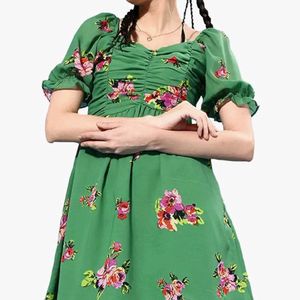 Cute Floral Printed Dress ☘️