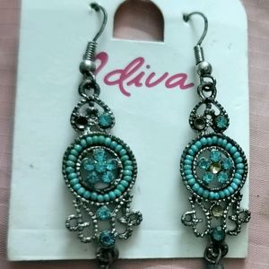 Blue Stone Earrings