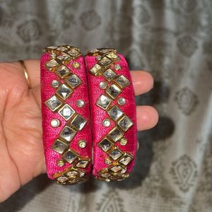 Kundan Thread Bangles