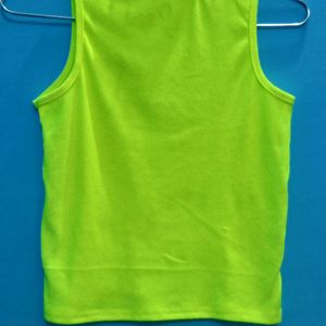 Sleeveless Fitted Crop Top