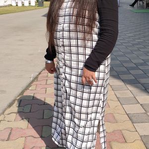 Long Straight Cut Kurti  Without Black Inner