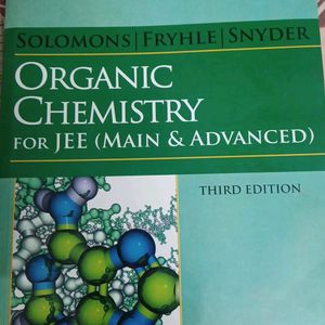 SOLOMON ORGANIC CHEMISTRY FOR JEE ADVANCED