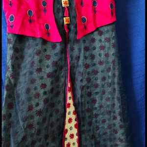 Designer Jacket Pattern Kurti