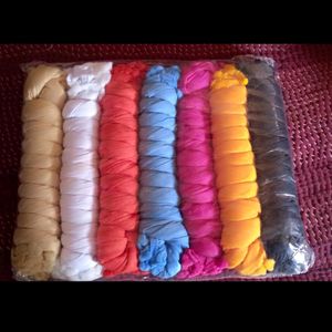 Cotton Blend Dupatta(Pack Of 5)