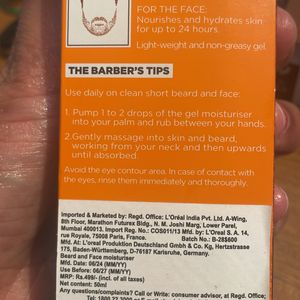 Short Beard Face Moisturiser