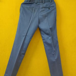 Blue Coloured Tailored Trousers For Boys