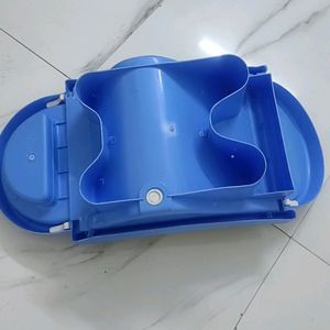 Foldable Non-Toxic Plastic Baby Bath Tub with Anti