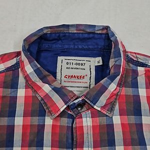 Red And Blue Checked Shirt