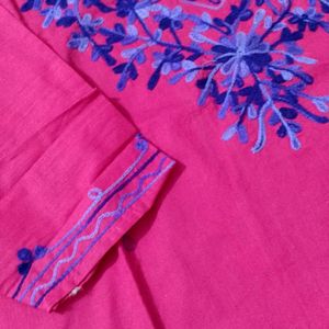 Pink Short Kurti