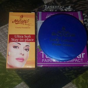 Combo Of  Foundation & Compact Powder