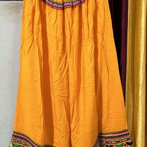 BANJARA INDIA Embroidered Flared Maxi Skirts