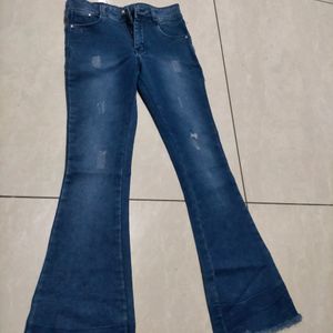 Blue Denim Jeans For Girls