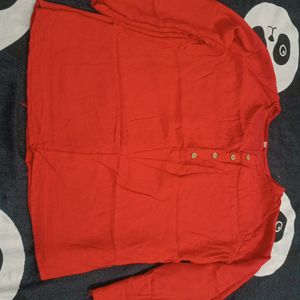 Red Cotton Tshirt
