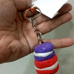 Handmade Cake Keychain