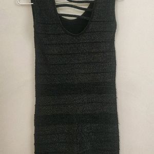 Black Silver Dress For Women