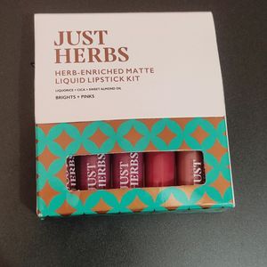 Just Herbs 5 Mini Liquid Lipstick