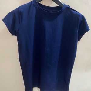 Blue Casual Top