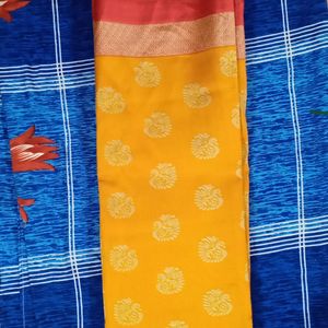 Peacock Printed Saree New