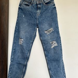 DNMX torn jeans for women