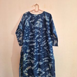 Blue Denim Kurta