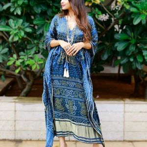 Bandhani Printed Kaftan