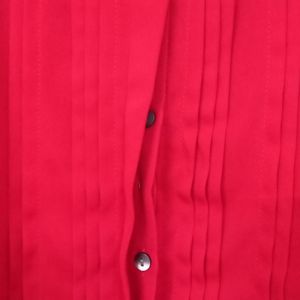 Vanheusen Red Sleeveless Top